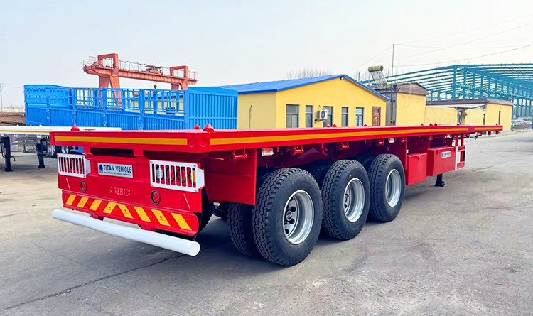 3 Axle Flatbed Trailer | 40 Foot Flatbed Trailer for Sale in Rwanda