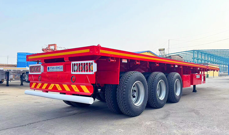 3 Axle Flatbed Trailer | 40 Foot Flatbed Trailer for Sale in Rwanda