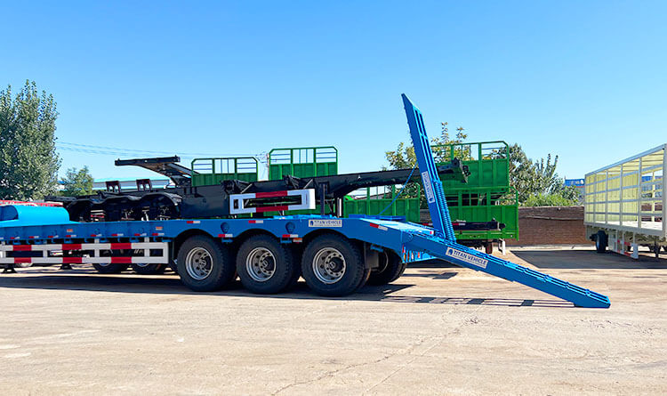 Low Bed Semi Trailer Price | Lowbed Semi Trailer for Sale in Rwanda
