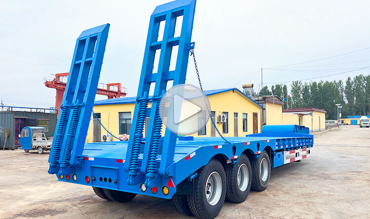 Low Bed Semi Trailer Price | Lowbed Semi Trailer for Sale in Rwanda