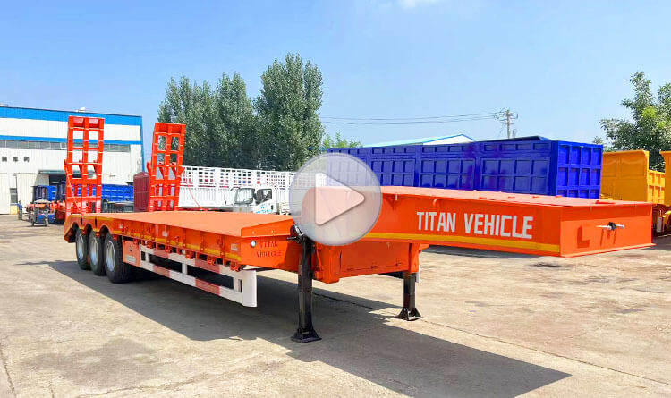 Low Bed Trailer Truck | Lowbed Trailer for Sale in Kigali Rwanda