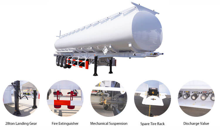 Diesel Fuel Tank Trailer | Diesel Tanker Trailer for Sale in Rwanda