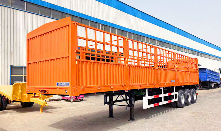 Fence Semi Trailer | Trailer with Fence for Sale in Kigali Rwanda