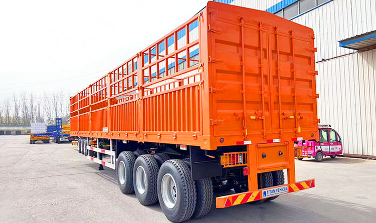 Fence Semi Trailer | Trailer with Fence for Sale in Kigali Rwanda