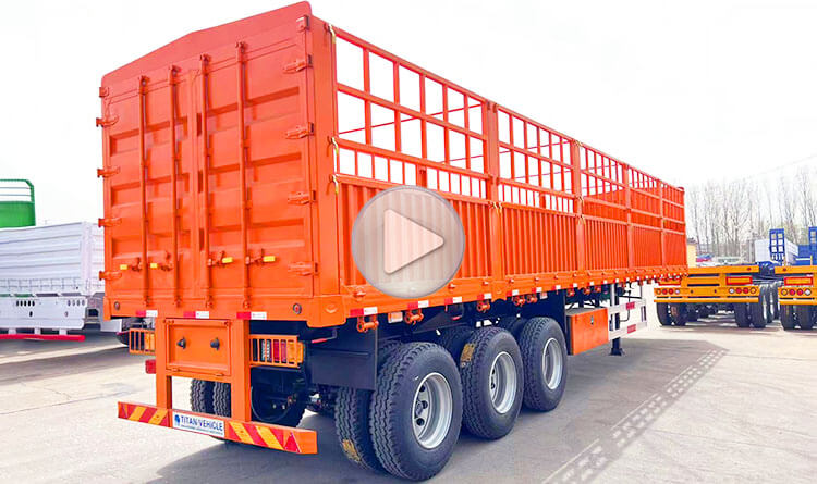 Fence Semi Trailer | Trailer with Fence for Sale in Kigali Rwanda