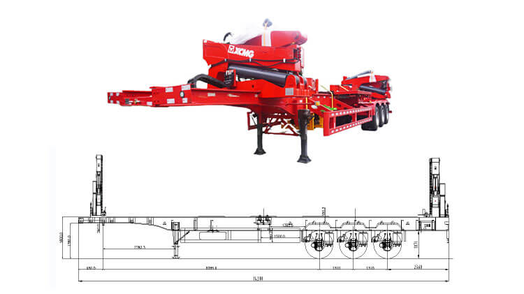40 Ft Side Loader Trailer | Container Side Loader for Sale in Rwanda