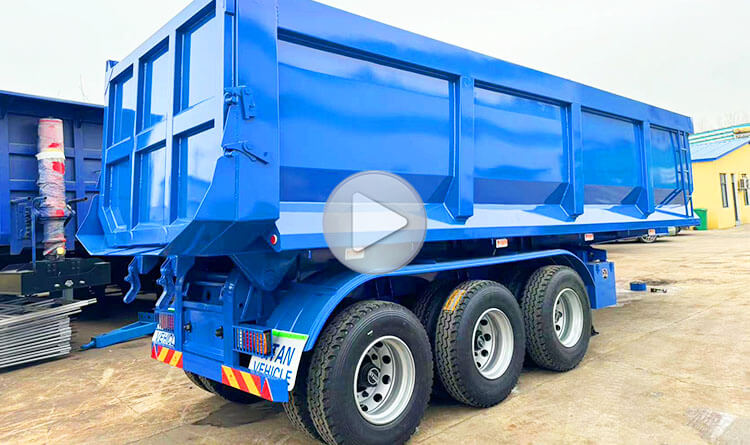Semi Dump Trailers | Tractor Trailer Dump Trailer for Semi Truck