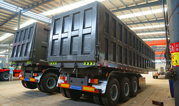3 Axle Tipper Semi Trailer | Semi Tipper Trailer for Sale in MICD Rwanda