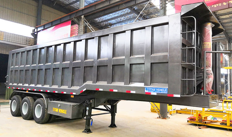 3 Axle Tipper Semi Trailer | Semi Tipper Trailer for Sale in MICD Rwanda