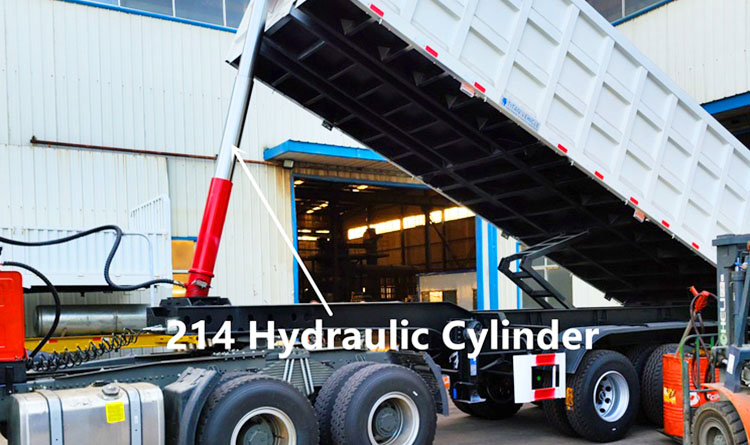3 Axle Dump Semi Trailer | End Dump Trailers for Sale in Kigali Rwanda