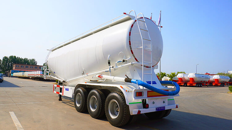 45 Cbm Bulk Cement Tanker Trailer Price | Bulk Cement Tank for Sale in Rwanda
