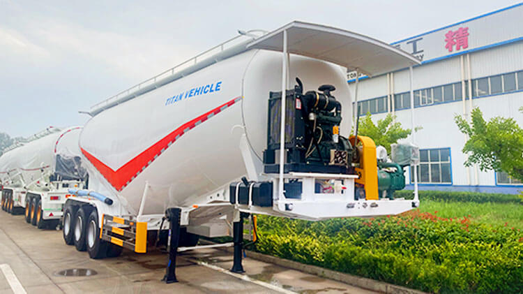 3 Axle Cement Bulker Trailer | Cement Bulker for Sale in Kigali Rwanda