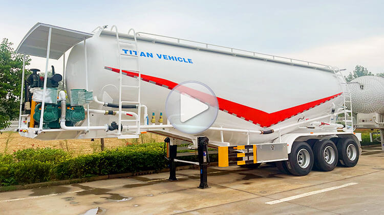 3 Axle Cement Bulker Trailer | Cement Bulker for Sale in Kigali Rwanda