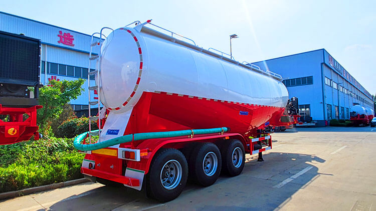 3 Axle Bulk Cement Semi Trailer | Bulk Cement Trailer for Sale in Rwanda