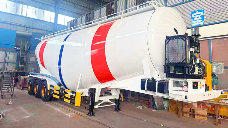 50 Cbm Cement Tanker Truck | Cement Bulk Trailers for Sale in Rwanda