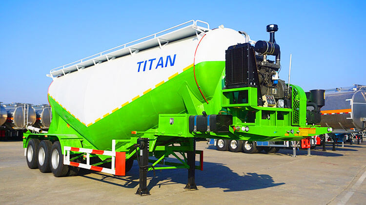3 Axle Cement Tank Truck | Cement Bulker Truck for Sale in Rwanda