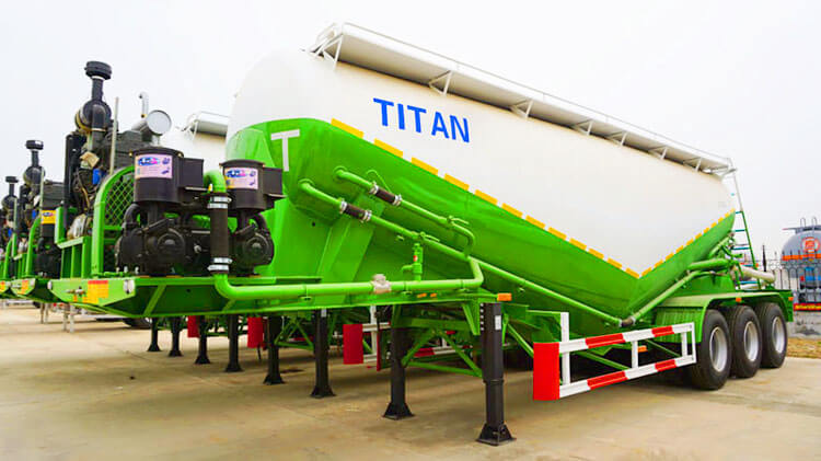 3 Axle Cement Tank Truck | Cement Bulker Truck for Sale in Rwanda