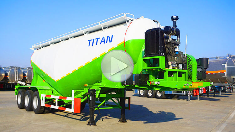 3 Axle Cement Tank Truck | Cement Bulker Truck for Sale in Rwanda