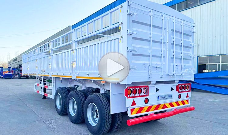 3 Axle Fence Cargo Trailer for Sale in Rwanda
