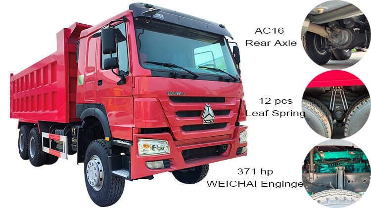 6x4 2023 Used Howo Trucks for Sale in Kigali Rwanda