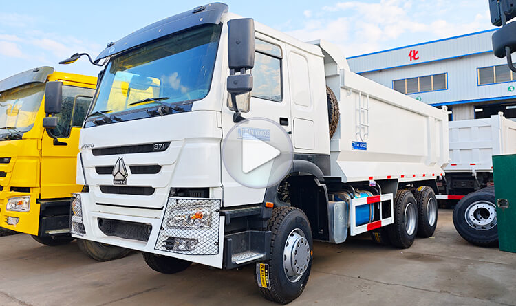 Pre Owned Sinotruk Howo Dump Truck for Sale in Rwanda