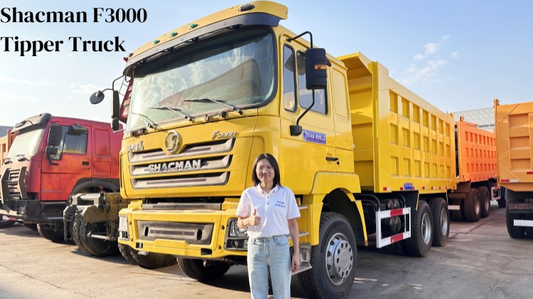 Used Shacman F3000 Dump Truck Specification in Rwanda