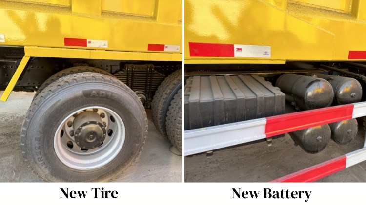 Used Shacman F3000 Dump Truck Specification in Rwanda