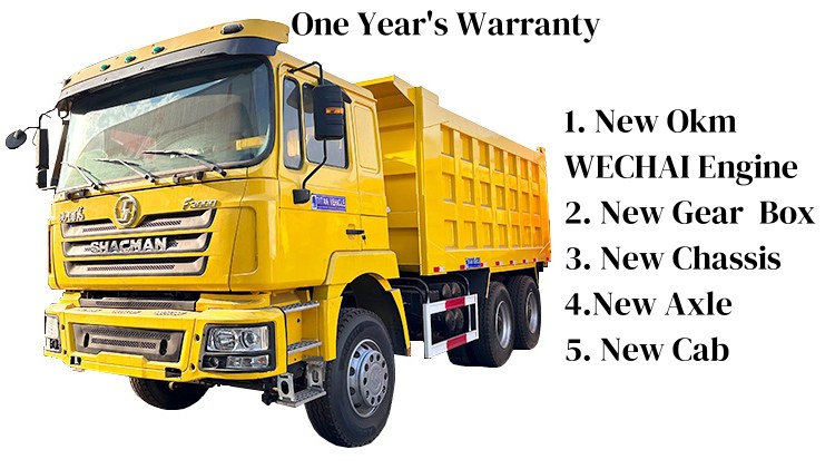 Used Shacman F3000 Dump Truck Specification in Rwanda