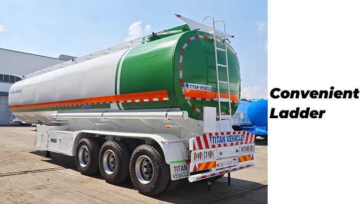 Tri Axle 42CBM Petrol Tanker Trailer in Rwanda