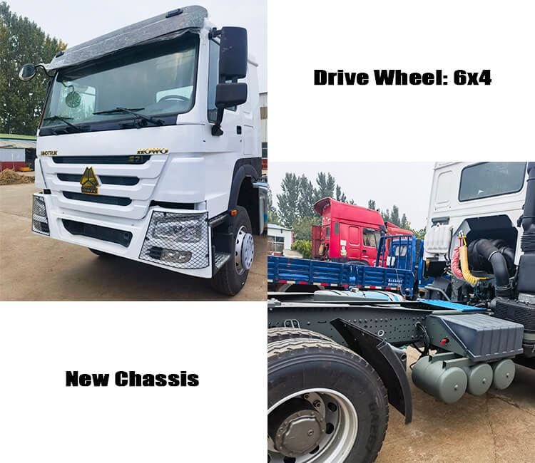 Used 371 hp Sinotruk Howo 6x4 Tractor Truck for Sale in Rwanda
