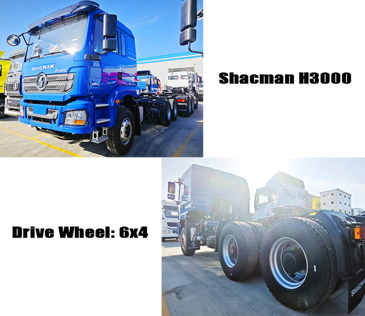 6x4 H3000 Shacman Truck Head for Sale in Rwanda