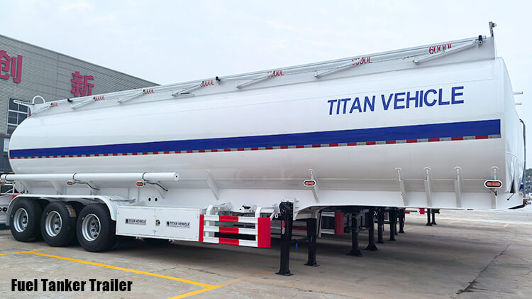 3 Axle 45000 Liters Fuel Tanker Trailer for Sale in Burundi