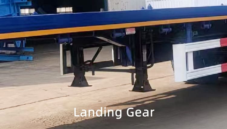 4 Axle New Flatbed Truck Trailer for Sale in Rwanda