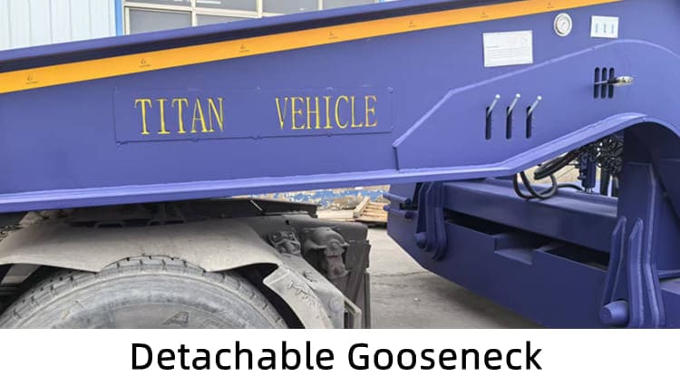 100 Ton Gooseneck Lowboy Trailers for Sale in Rwanda