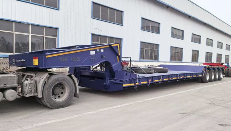 100 Ton Gooseneck Lowboy Trailers for Sale in Rwanda