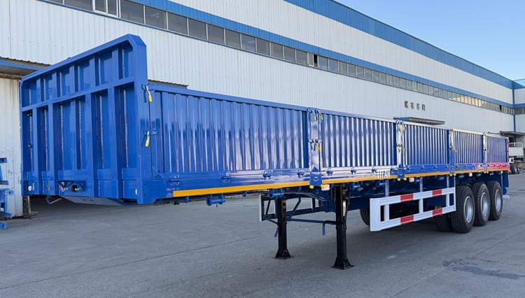 3 Axle Drop Side Semi Trailer for Sale in Rwanda