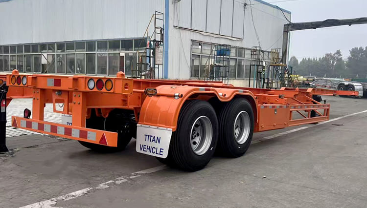 2 Axle Skeleton Semi Trailer for Sale in Rwanda