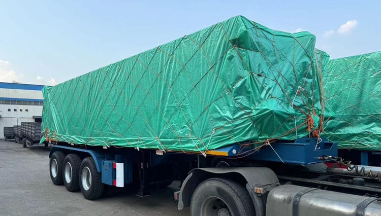 3 Axle Tractor Semi Tipper Trailer for Sale in Rwanda