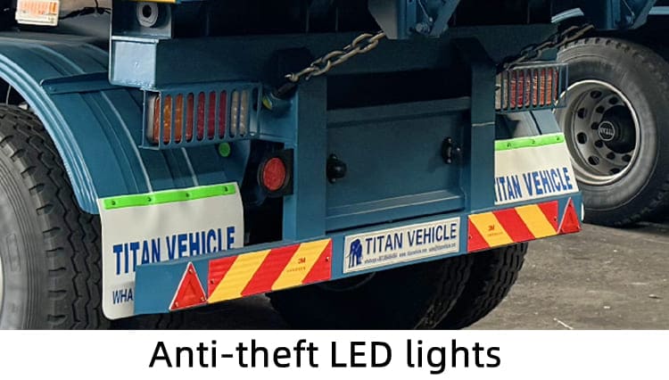 3 Axle Tractor Semi Tipper Trailer for Sale in Rwanda