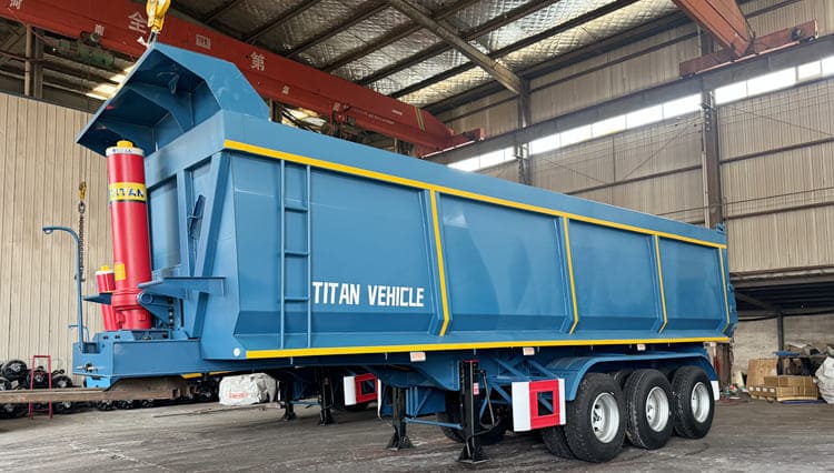 3 Axle Tractor Semi Tipper Trailer for Sale in Rwanda