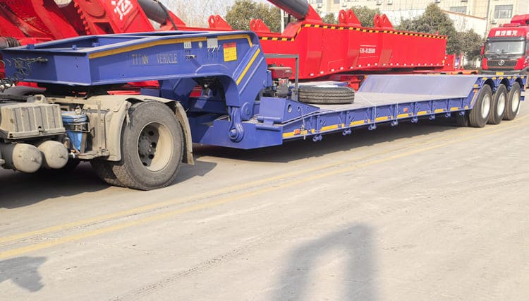 80 Ton 3 Axle Lowboy Trailer for Sale in Rwanda