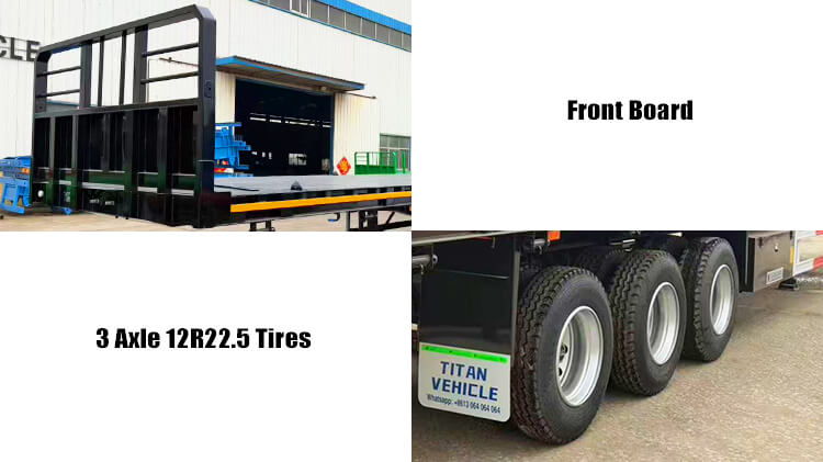 New Model 40 Ft Flatbed Trailer for Sale Price in Uganda