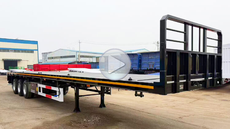 New Model 40 Ft Flatbed Trailer for Sale Price in Uganda