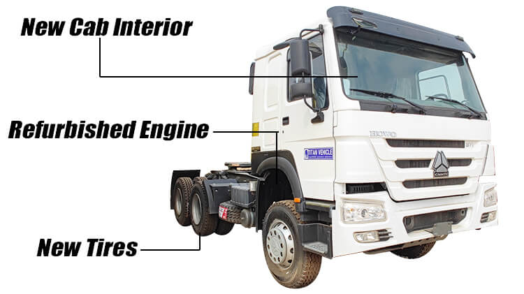 Used Howo Tractor Truck for Sale in Kigali Rwanda
