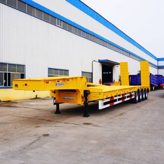 4 Axle 40ft Low Bed Semi Trailer