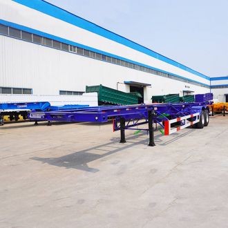 2 Axle 40 Foot Container Skeleton Trailer