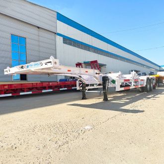 2 Axle Container Chassis Semi Trailer
