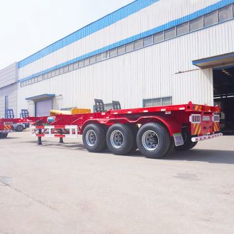Tri Axle 40ft Container Chassis Trailer
