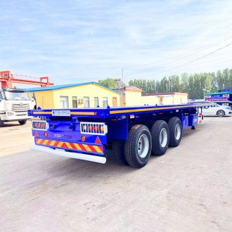 Tri Axle 40 Ft Flatbed Trailer