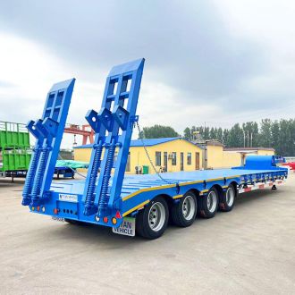 100 Ton 4 Axle Low Bed Trailer
